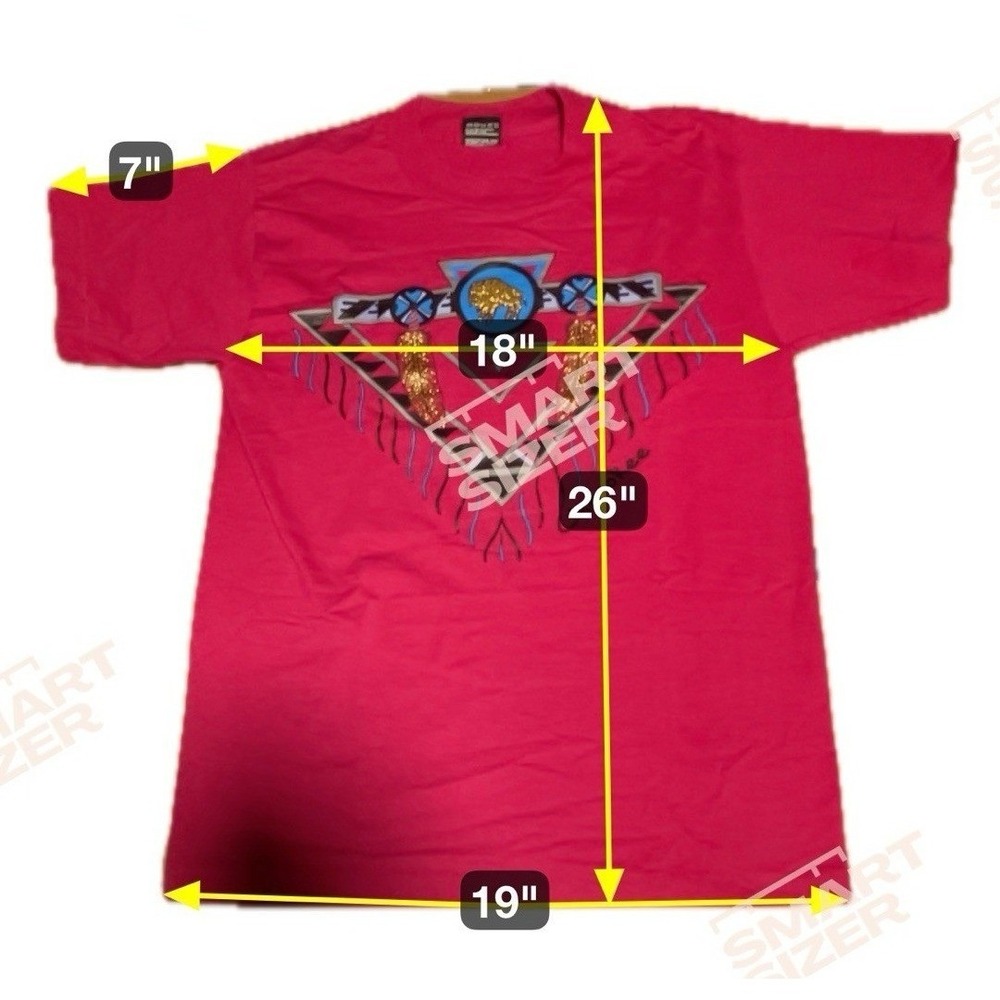 Fruit of the Loom Best Red Buffalo Graphic T-Shirt Made in USA Medium Vintage - Picture 2 of 8